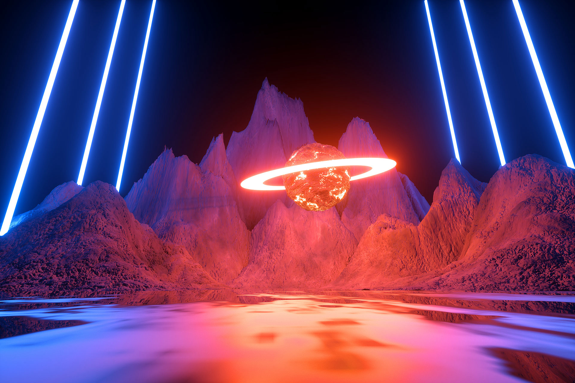 Neon shapes